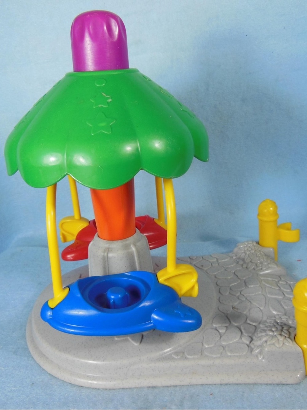 Fisher Price Little People Plane Spin Ride Amusement Park Carnival -Vintage 2003